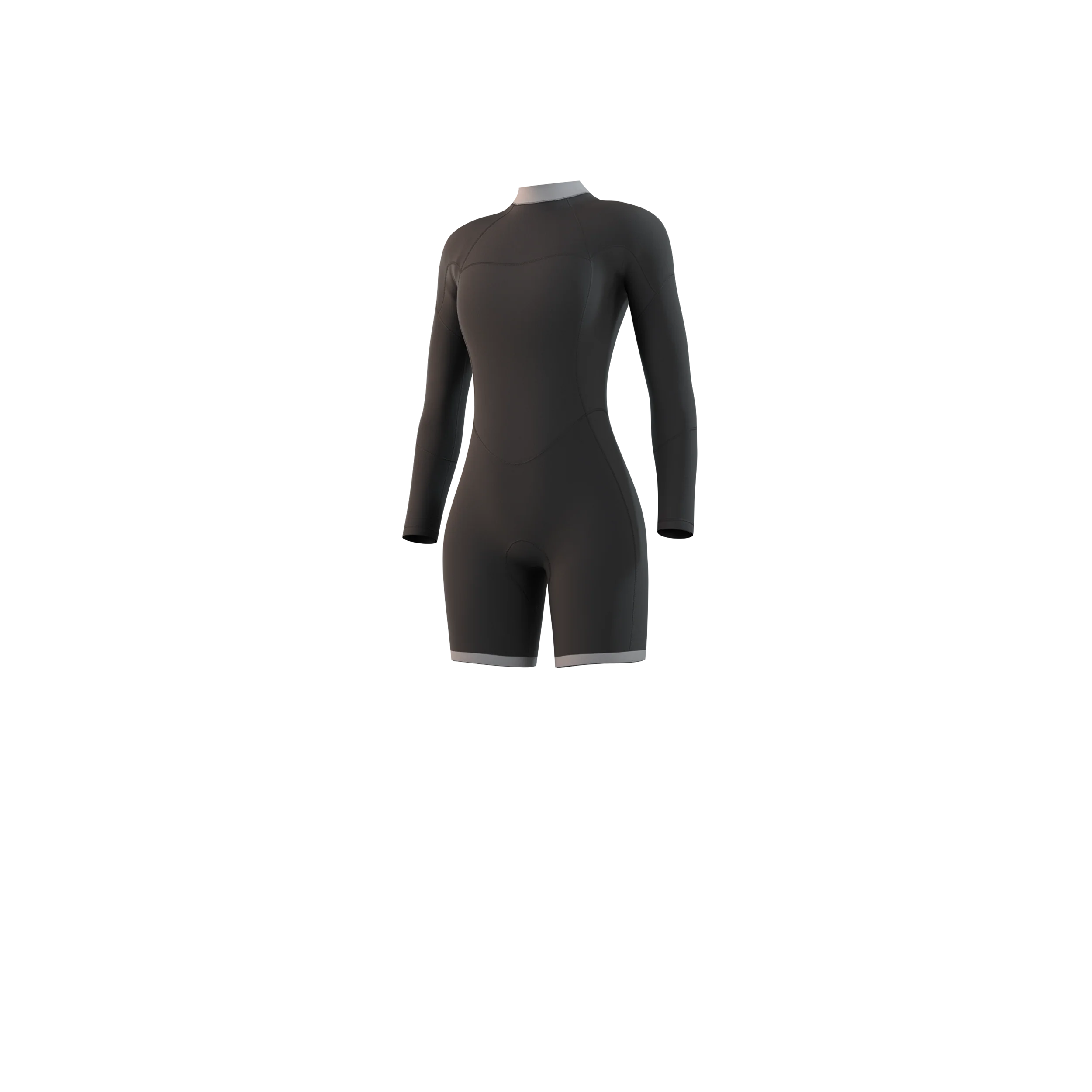 Brand Longarm Shorty 3/2mm Bzip Flatlock Women - Image 3