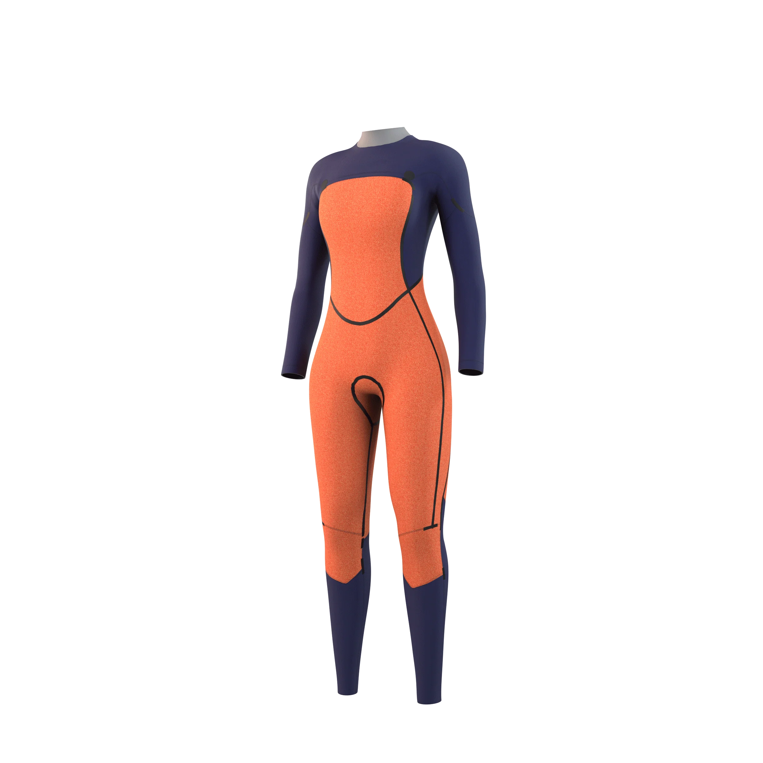 Dazzled Fullsuit 3/2mm Double Fzip Women - Image 3