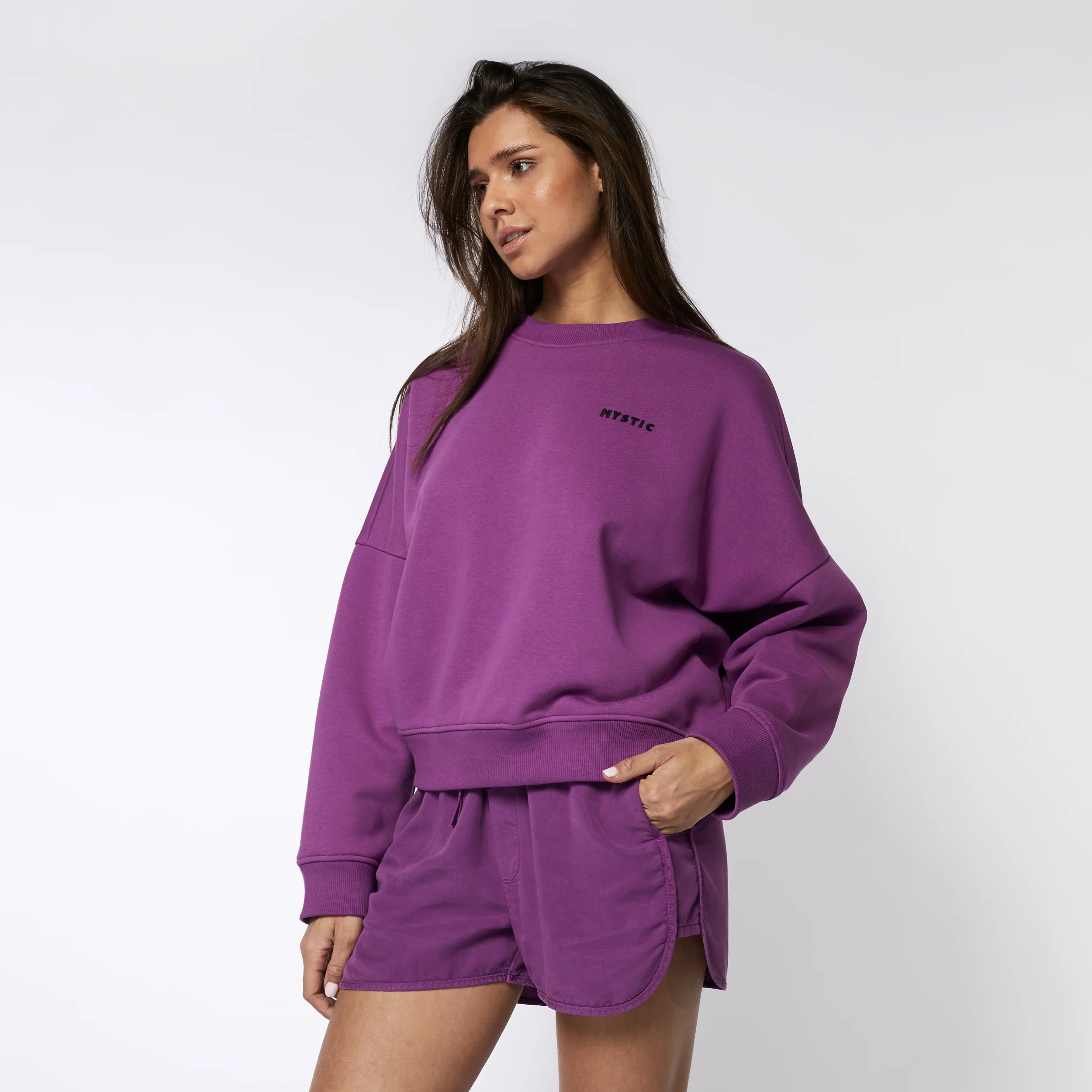Dropped Shoulder Crew Sweat Women - Image 22