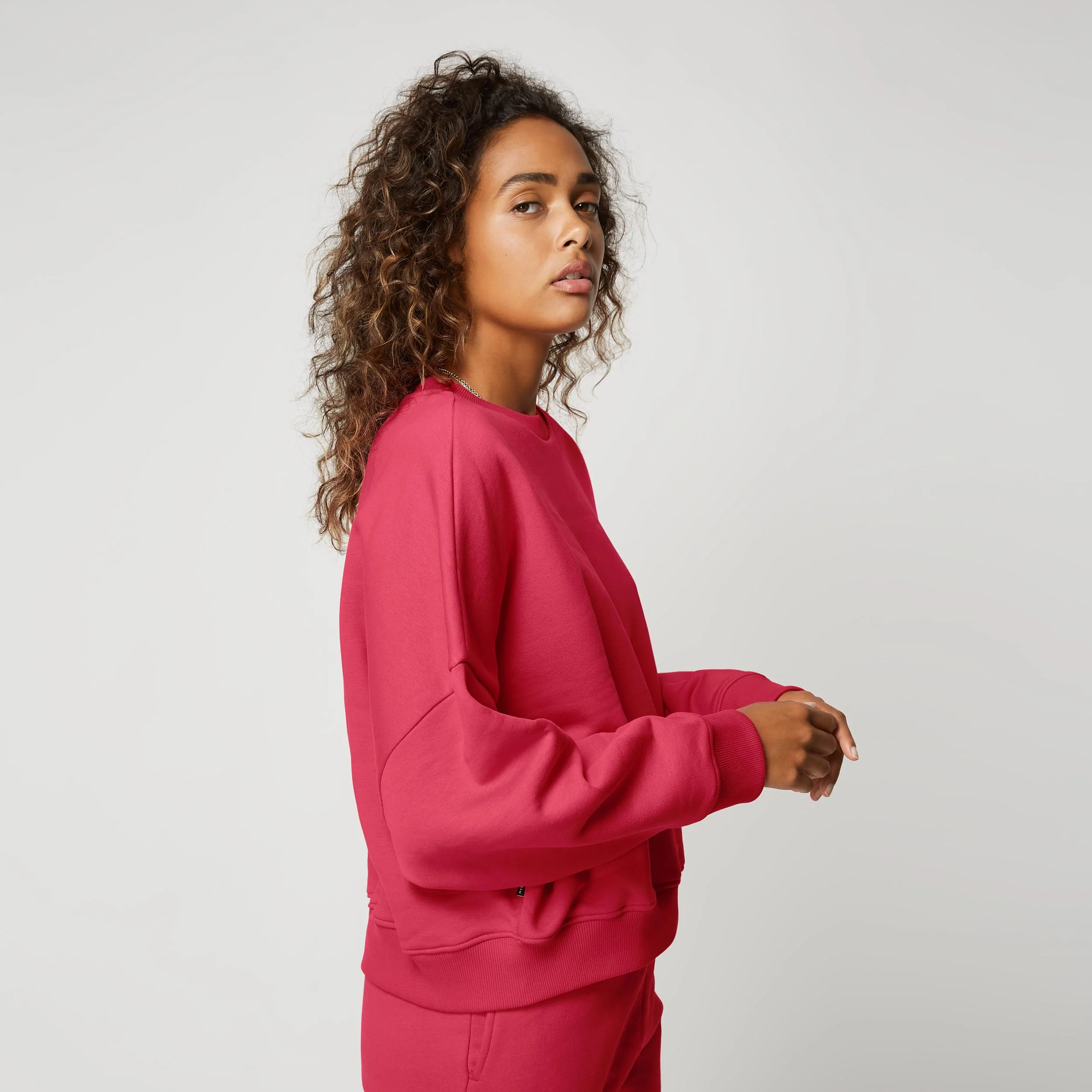 Dropped Shoulder Crew Sweat Women - Image 5