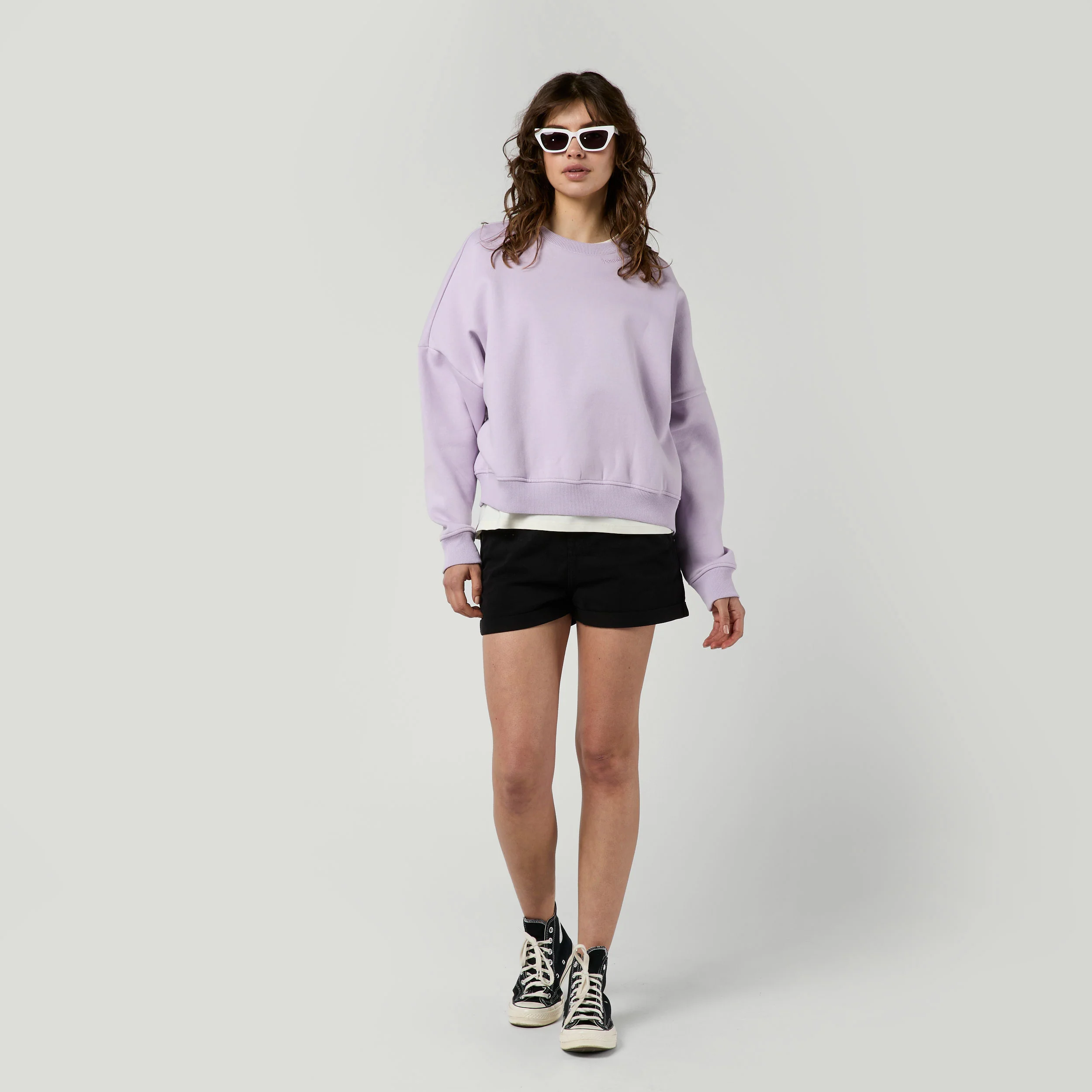Dropped Shoulder Crew Sweat Women - Image 5