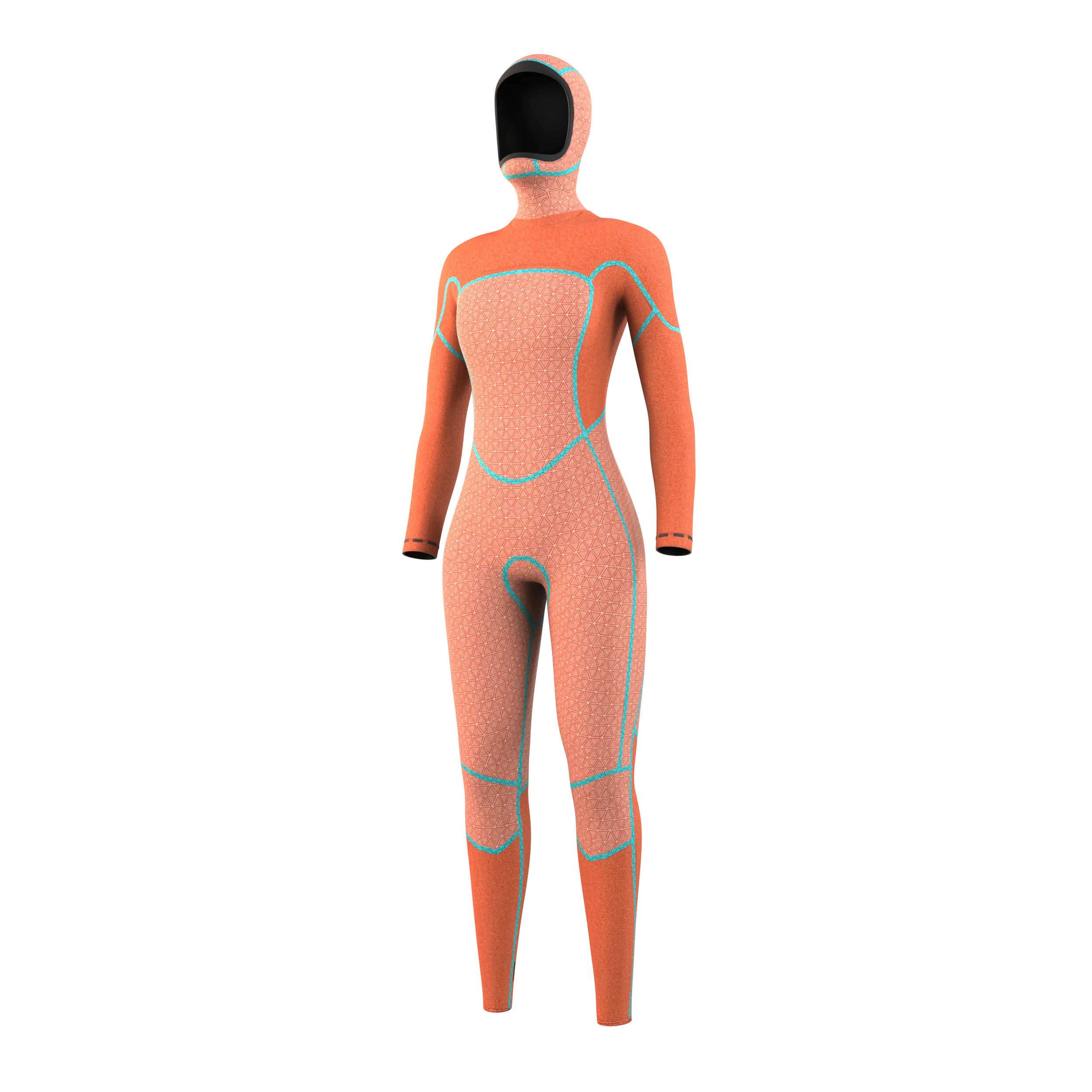Gem Hooded Fullsuit 6/4/3mm DFzip Women - Image 3