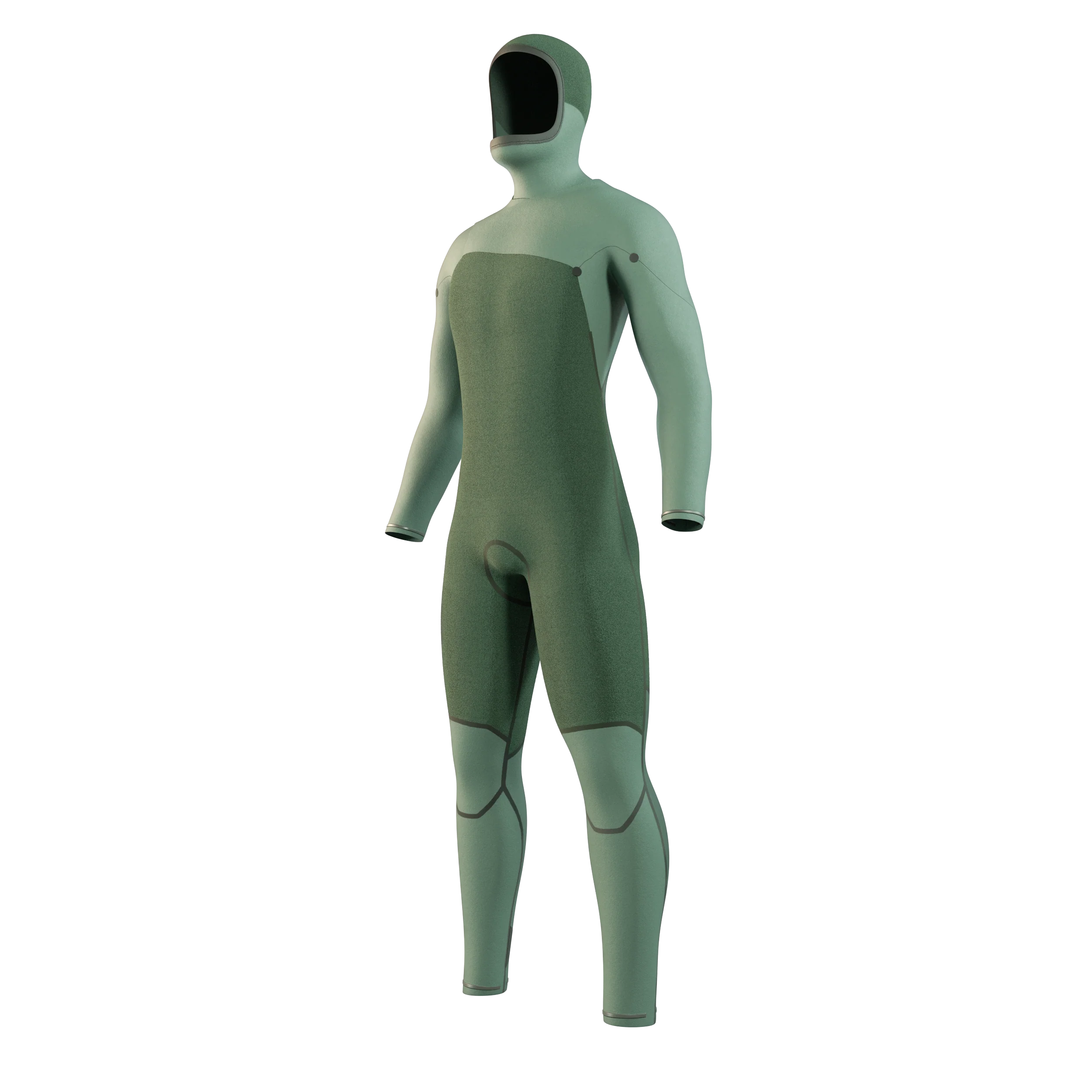 Motion Hooded Fullsuit 5/3mm Fzip - Image 3