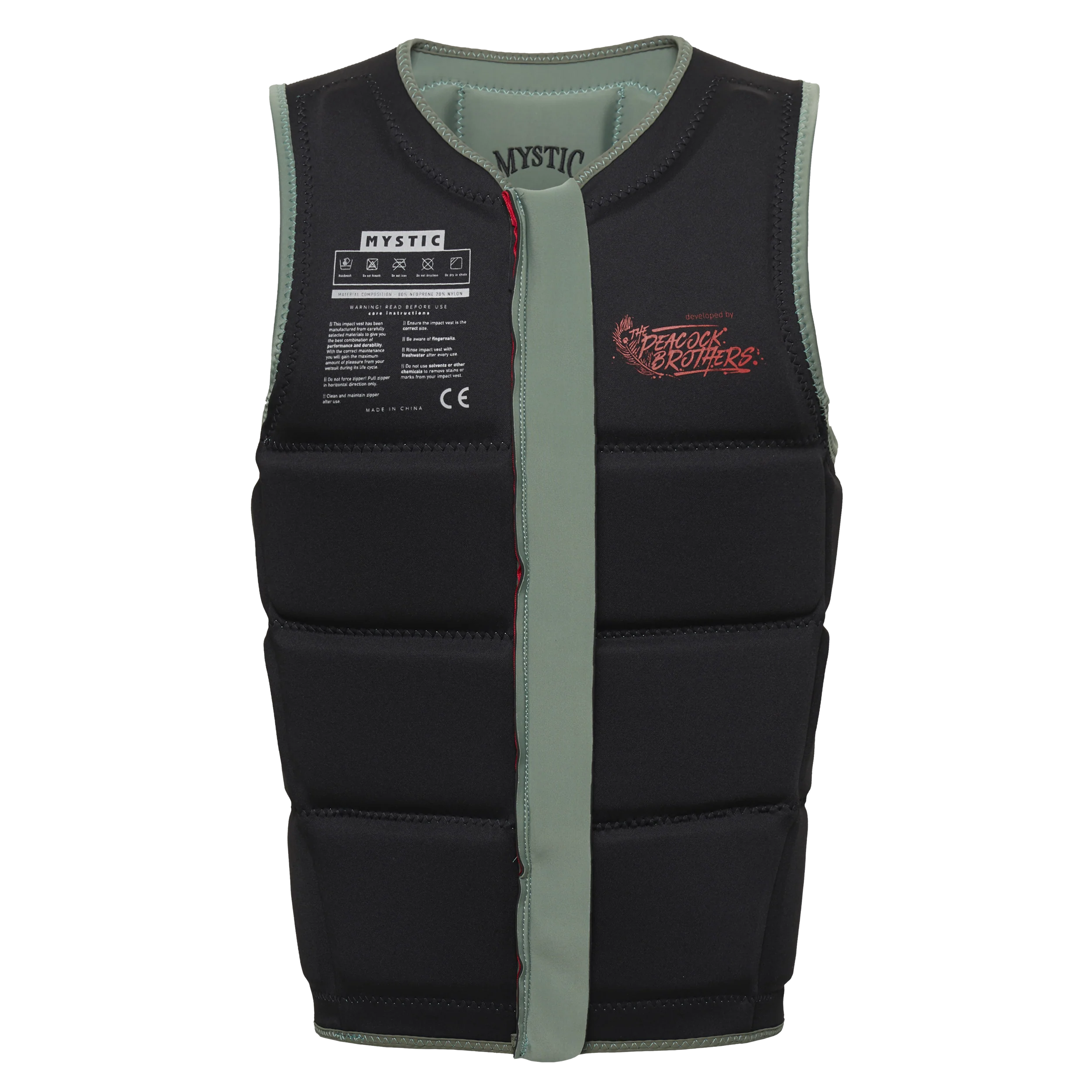 Peacock Impact Vest Fzip Wake - Image 5